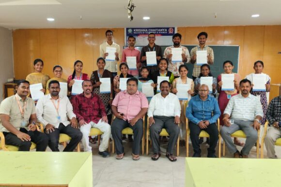 KITS Markapur Students Selected in VS CODE & VNC IT Solutions Pvt. Ltd.